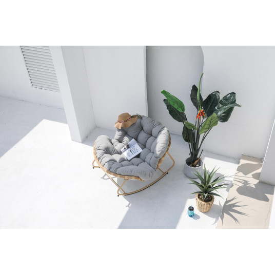 Krėslas Palermo Beige / Pilkas