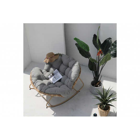 Krėslas Palermo Beige / Pilkas
