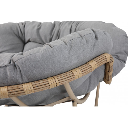 Krėslas Palermo Beige / Pilkas
