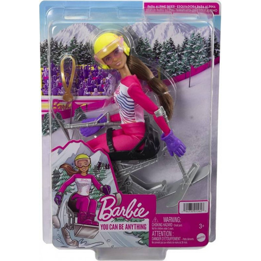 Doll - HCN30- BARBIE -winter sports - PARA ALPINE SKIER