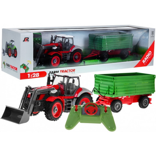 RoGer R/C Žaislinis traktorius su priekaba