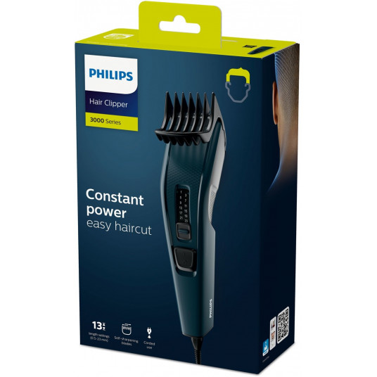 Philips HAIRCLIPPER Series 3000 Nerūdijančiojo plieno peiliukai, plaukų kirpimo mašinėlė