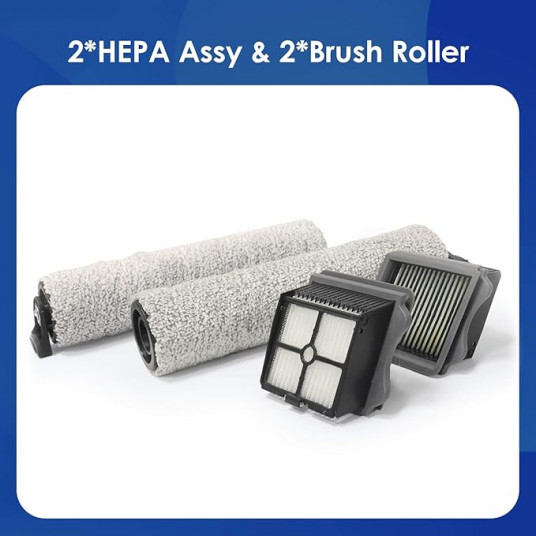 TINECO Floor One S5 Extreme Hepa filtrai ir voleliai, po 2 vnt.