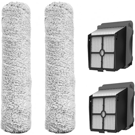 TINECO Floor One S5 Extreme Hepa filtrai ir voleliai, po 2 vnt.