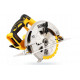 DEWALT DCS570P2-QW Nešiojamasis diskinis pjūklas 18,4 cm Geltona 5500 RPM
