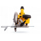 DEWALT DCS570P2-QW Nešiojamasis diskinis pjūklas 18,4 cm Geltona 5500 RPM