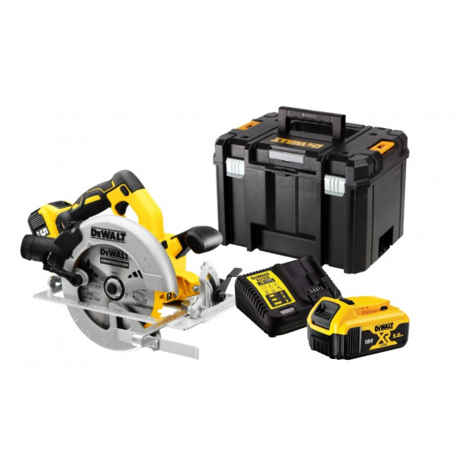 DEWALT DCS570P2-QW Nešiojamasis diskinis pjūklas 18,4 cm Geltona 5500 RPM