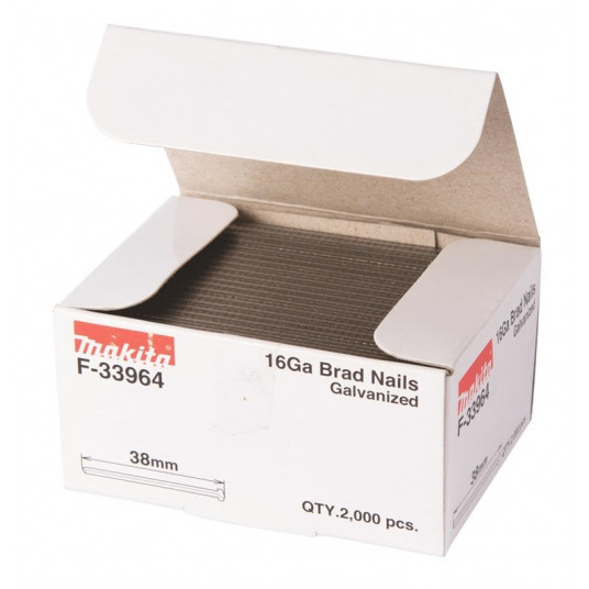 Vinys Dailylentėms Makita 16GA F-33964, 38 mm x 1.6 mm