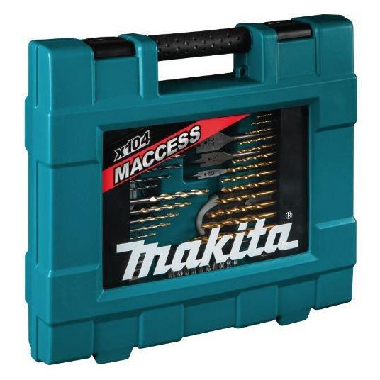 Sukimo antgalių ir grąžtų rinkinys Makita, 104 vnt.