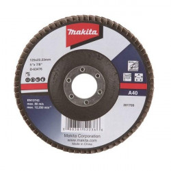 Žiedlapinis šlifavimo diskas Makita D-63476 125x22.23mm 40