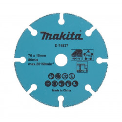 Pjovimo diskas Makita 76 x 10 mm D-74837