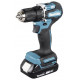 Akumuliatorinis suktuvas-gręžtuvas su akumuliatoriumi Makita DDF487RAJ, 2x2Ah,18 V