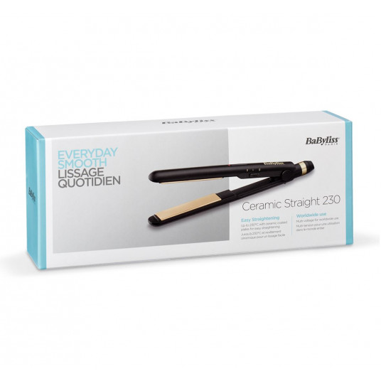 Plaukų tiesinimo žnyplės BABYLISS ST089E, Juoda