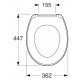 Unitazo dangtis Saval 8780g101