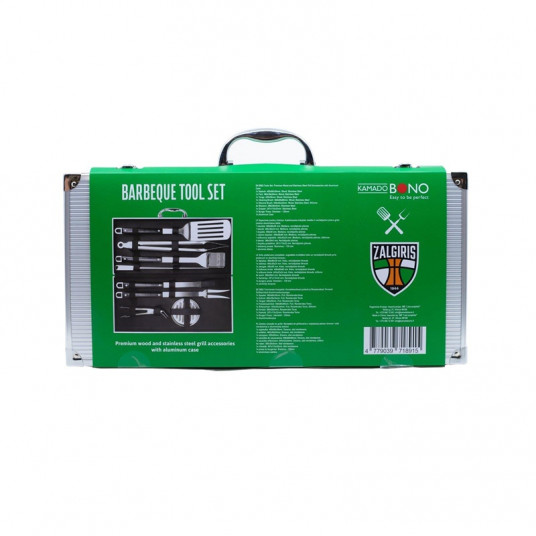 Grilio įrankių komplektas Kamado Bono Žalgiris Toolset
