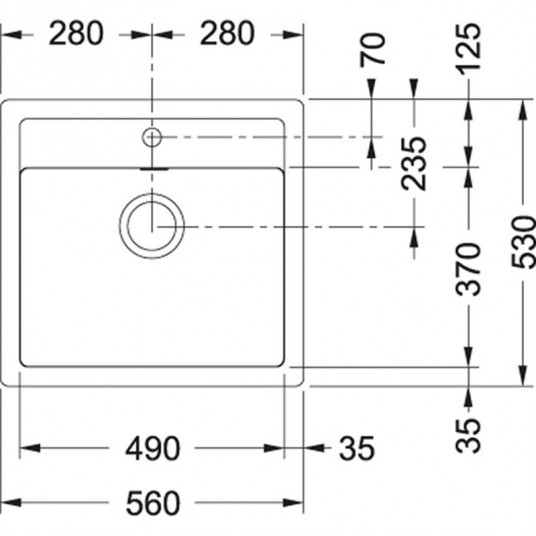 Plautuvė SID610 114.0368.467, onikso juoda