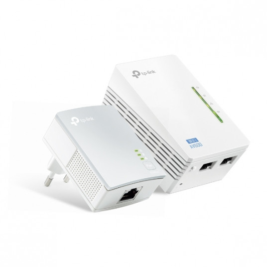 TP-LINK maitinimo linijos adapterių rinkinys TL-WPA4220 KIT 10/100 Mbit/s, Ethernet LAN (RJ-45) prievadai 2, 802.11n, 2.4GHz, Wi-Fi duomenų perdavimo sparta (maks.) 300 Mbit/s