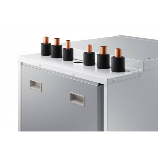 SAMSUNG oras-vanduo 4.4/5.0 kW SPLIT šilumos siurblio KOMPLEKTAS (su 200 l tūriniu šildytuvu) AE200RNWSEG/EU+AE040RXEDEG/EU