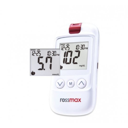 Gliukozės kiekio matavimo prietaisas Rossmax HS200 BT