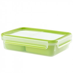 Užkandžių laikymo indas su įdėklais Tefal Clip & Go Tracks 1,2 l