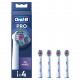 Dantų šepetėlio antgaliai Oral-B Pro 3D White, 4 vnt.