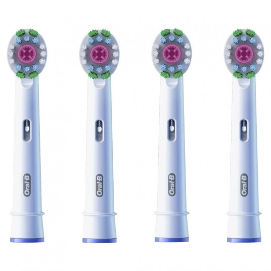 Dantų šepetėlio antgaliai Oral-B Pro 3D White, 4 vnt.