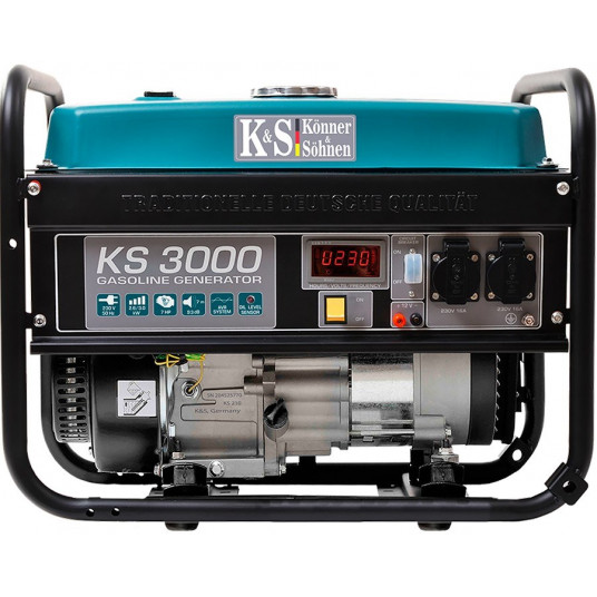 Benzininis generatorius KÖNNER & SÖHNEN KS 3000, 2,6KW 230V