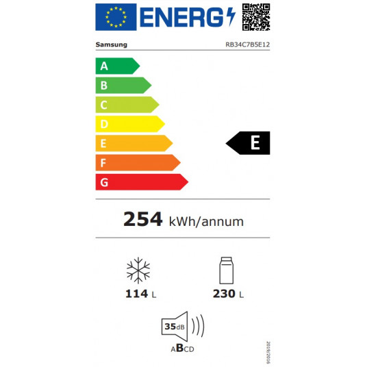 Šaldytuvas Samsung RB34C7B5E12/EF