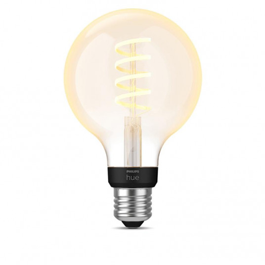 Philips Hue Warm-to-cool 7W Fil G93 E27