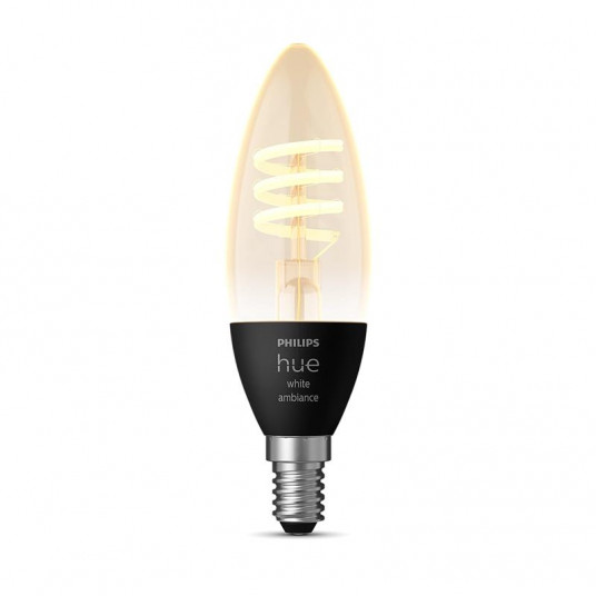 Philips Hue Warm-to-cool 4.6W Fil Candle E14