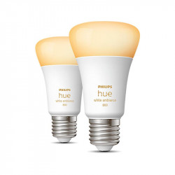 Philips Hue Warm-to-cool 6W A60 E27 2pcs