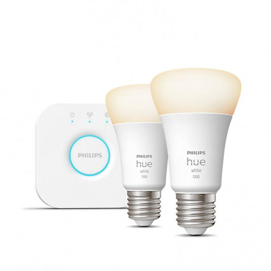 Philips Hue Starter Kit Minkštas-šiltas 9,5W A60 E27 2vnt.