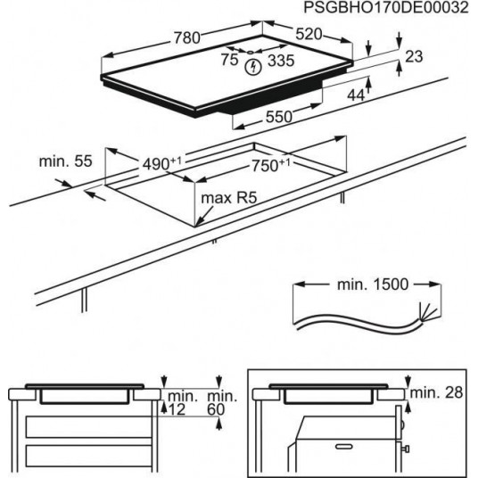 Indukcinė kaitlentė AEG IAE84881FB