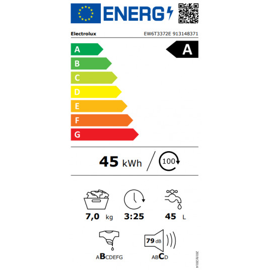 Skalbyklė ELECTROLUX EW6T3372E