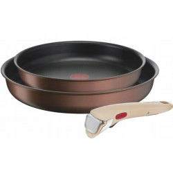 Keptuvių rinkinys Tefal Ingenio Eco Respect, 3 dalys +rankena