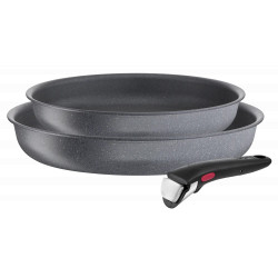 Keptuvių komplektas Tefal L3969102 Ingenio Natural Force, 3 dalys +rankena