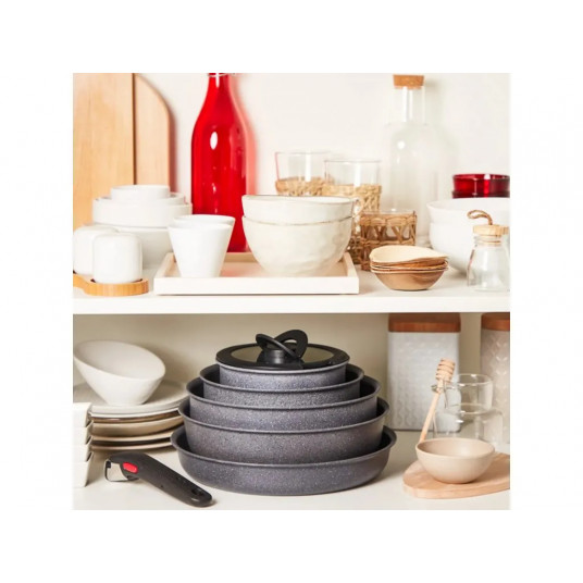 Keptuvių ir puodų rinkinys Tefal L3969153 Ingenio Natural Force, 8 dalys