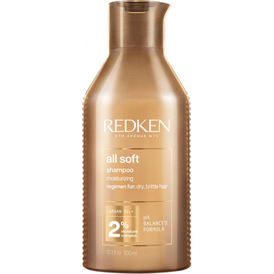 Redken - Raminamasis šampūnas sausiems ir lūžinėjantiems plaukams All Soft (Shampoo) - 300 ml - nauja pakuotė