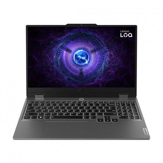 Nešiojamasis kompiuteris Lenovo LOQ 15IAX9, AI-Powered Gaming PC, 15.6 FHD, Intel Core i5, RAM 16GB, 512GB SSD, NVIDIA GeForce RTX 4050, NoOS, Luna Grey 83GS007MPB