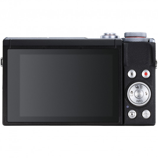 Canon PowerShot G7X Mark III sidabrinis