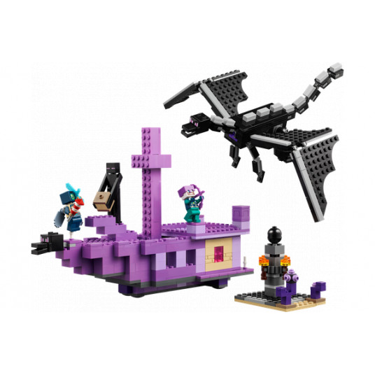 LEGO® 21264 Minecraft Enderio drakonas ir Pabaigos laivas