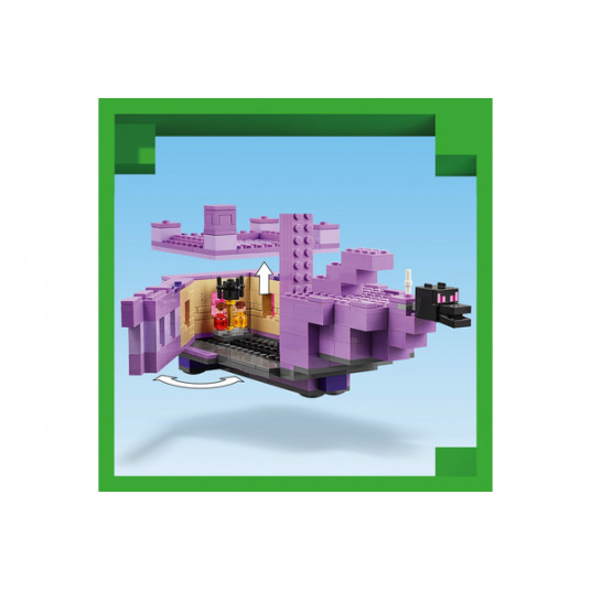 LEGO® 21264 Minecraft Enderio drakonas ir Pabaigos laivas