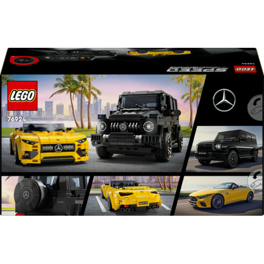 LEGO® 76924 Speed Champions Automobiliai Mercedes-AMG G 63 ir Mercedes-AMG SL 63