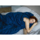 Sunkios antklodės užvalkalas GRAVITY BLANKET®, 150x220 cm (mėlyna) / 1 kg