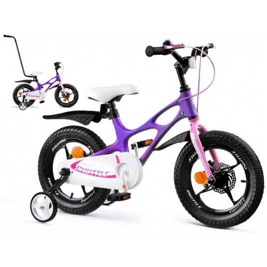 Vaikiškas dviratis RoyalBaby Bicycle 14 "Space Shuttle + RB14-22 pusher