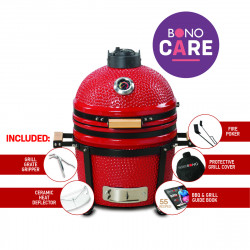 Kepsninė (Grilis) Kamado Bono Minimo Raudona 40 cm