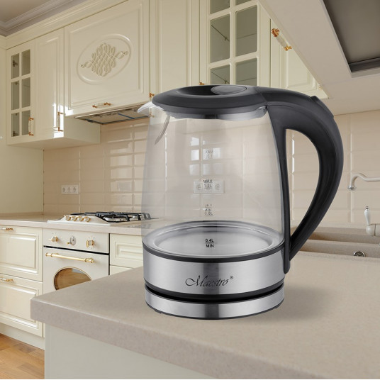Virdulys Maestro 1,2 l Transparent/Black MR062 