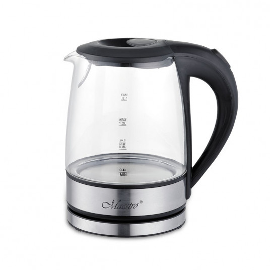 Virdulys Maestro 1,2 l Transparent/Black MR062 