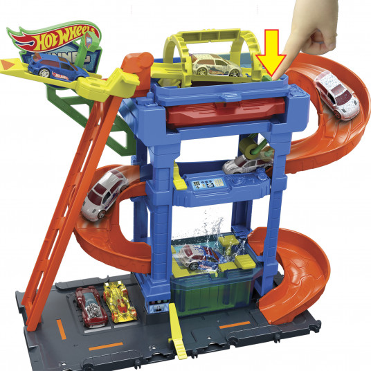 Hot Wheels rinkinys „Tunelinė autoplovykla“, HTN80