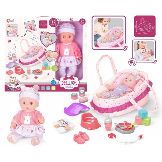 Lėlė - kūdikis Lovely Doll WZB8806-3, 36 cm